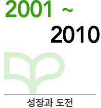 2001-2010 (성장과 도전)